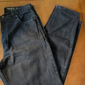 Eddie Bauer Black Jeans Women’s 15 High Rise Loose Fit Straight Leg Vintage USA